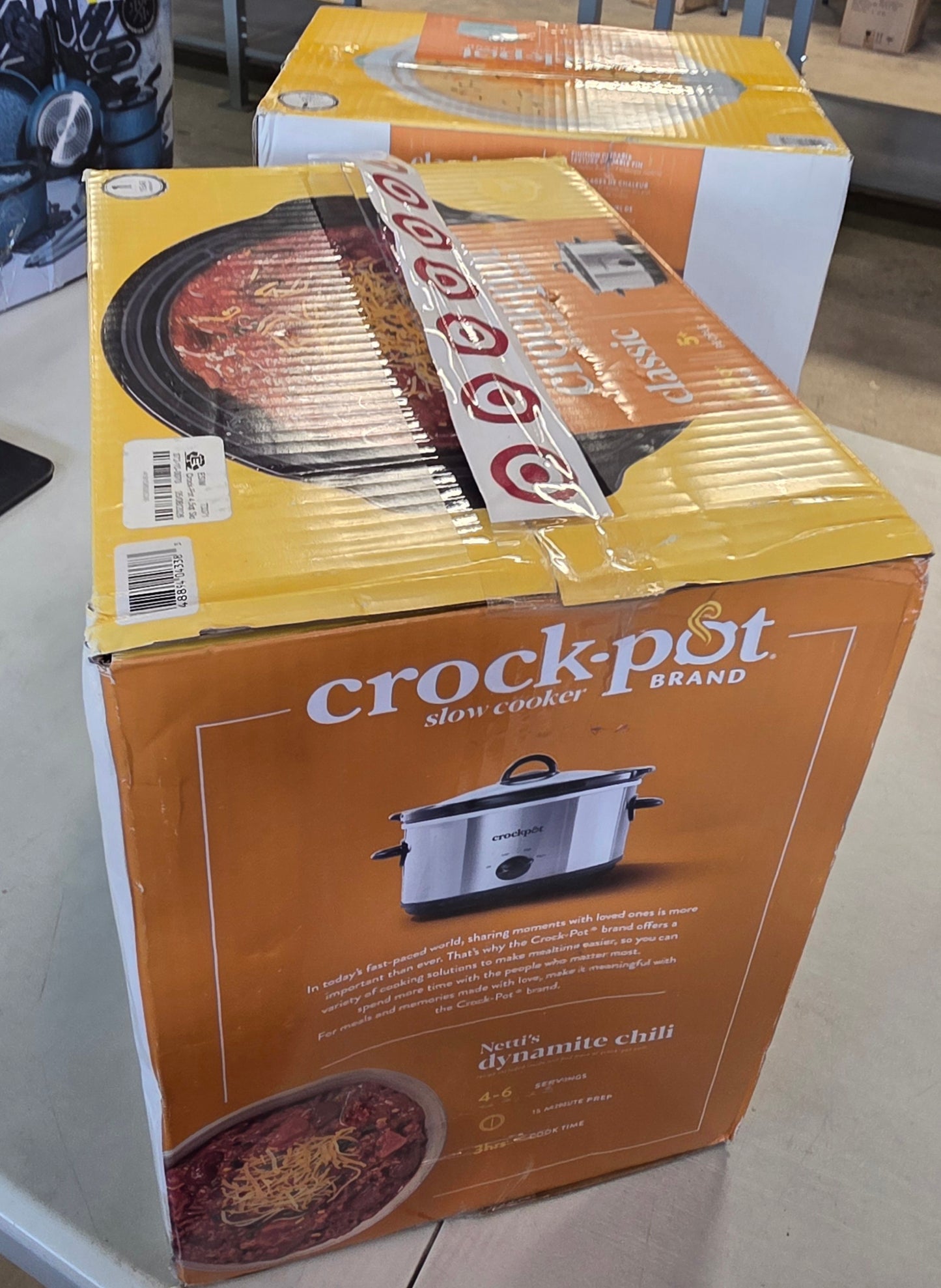 Crock Pot Slow Cooker Rpund 4.5 QT Stainless Steel Color
