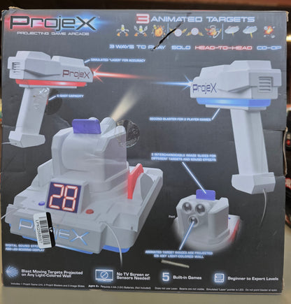 ProjeX Image Projecting Arcade Game: Interactive Laser Tag Toy