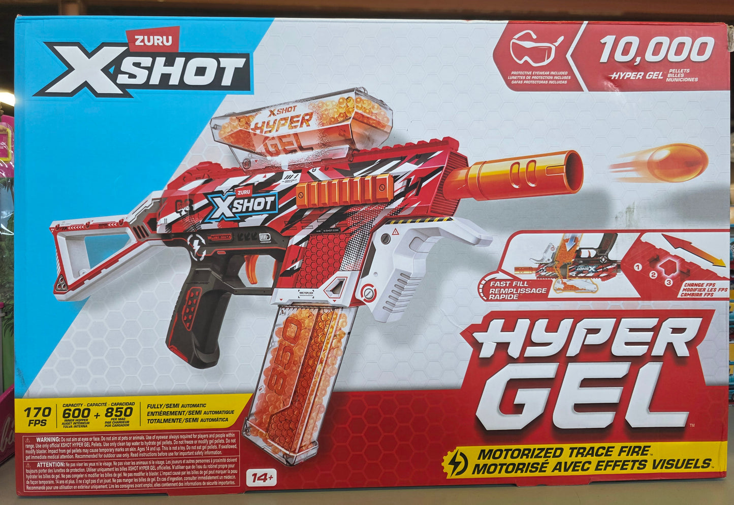 XSHOT Hyper Gel Medium Toy Gel Blaster by ZURU Ages 14+