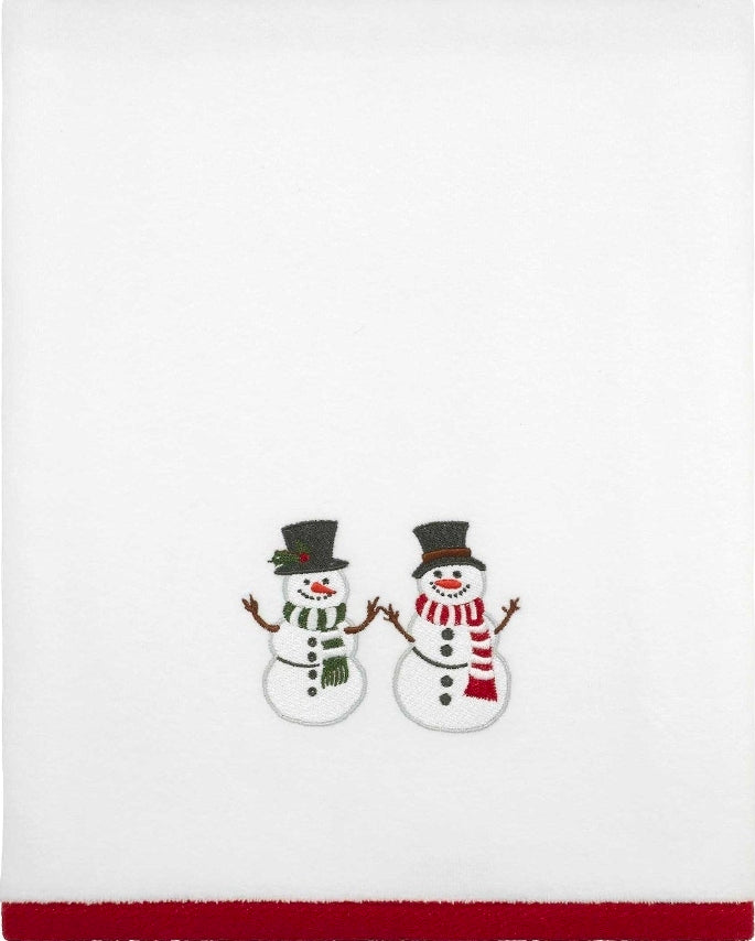 Winter Snowman Bath Towel Avanti Home