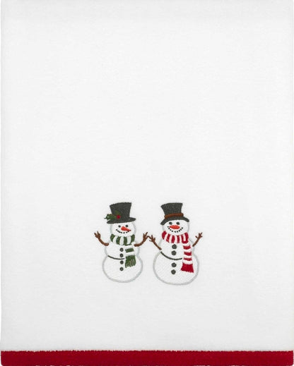 Winter Snowman Bath Towel Avanti Home