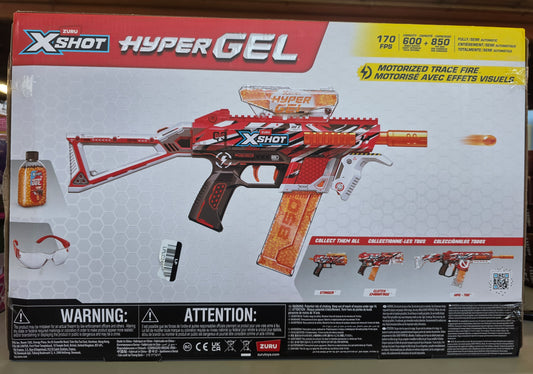XSHOT Hyper Gel Medium Toy Gel Blaster by ZURU Ages 14+