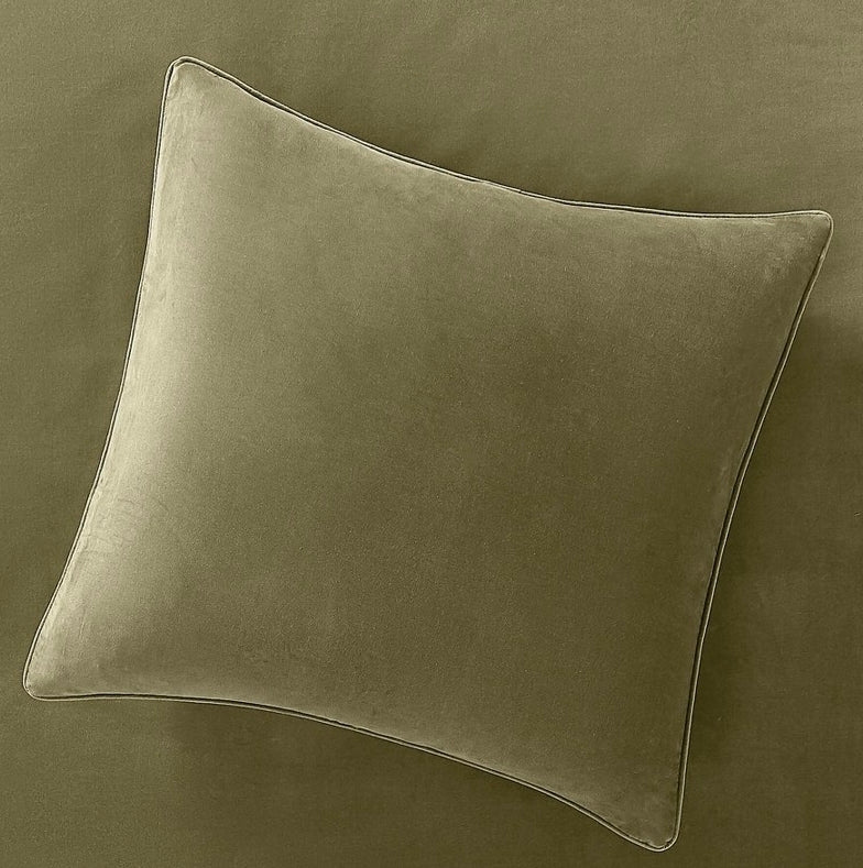 Brooklyn Euro Sham Matte Cotton Velvet