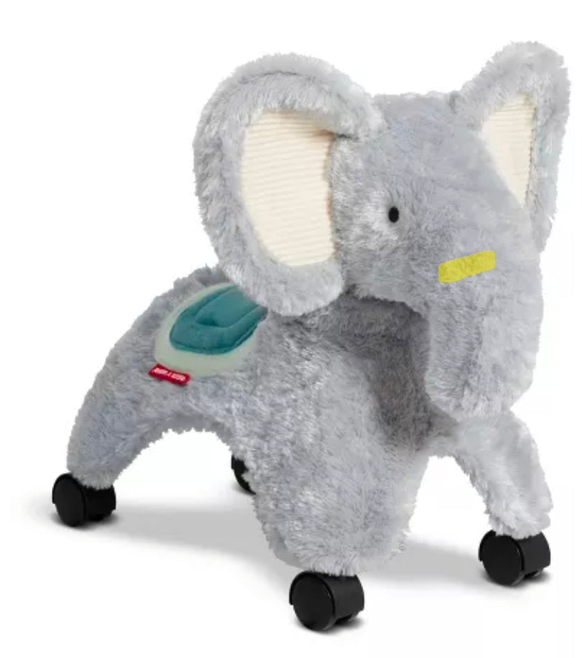 Radio Flyer Ellie the Rolling Elephant Ride-On: Steel & Plastic Toddler Toy, 42 lb Capacity