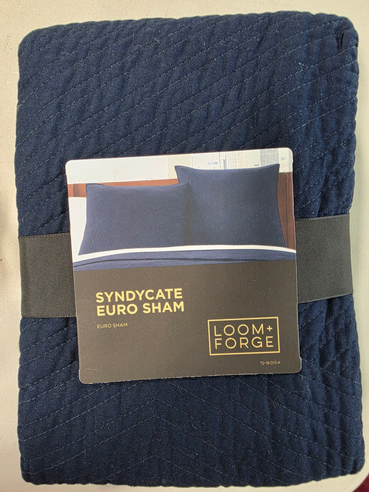 Loom & Forge Euro Sham Navy