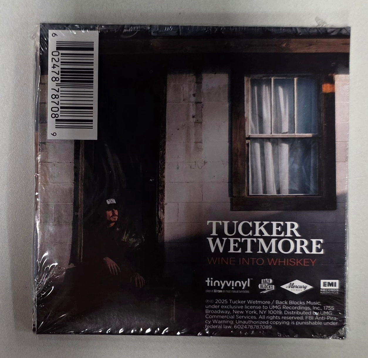 Tucker Wetmore Tiny Vinyl Edition - Wind Up Missin You/Wine Into Whiskey (vinyl 4 inch)