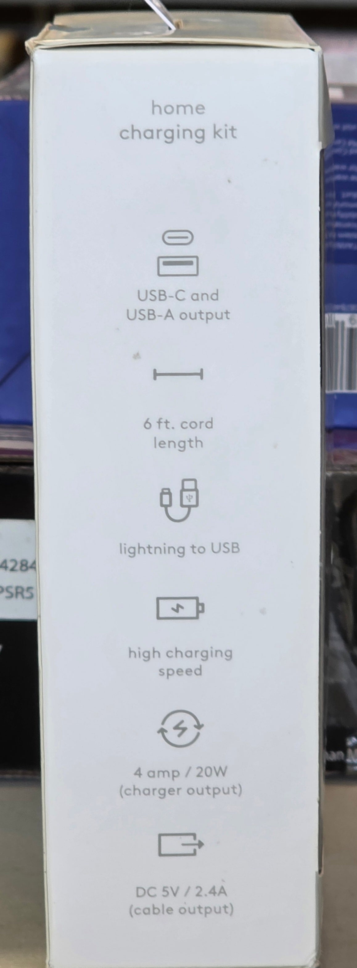 2-Port Wall Charger 15W USB-C & 5W USB-A (with 6' Lightning to USB-A Cable) - heyday™