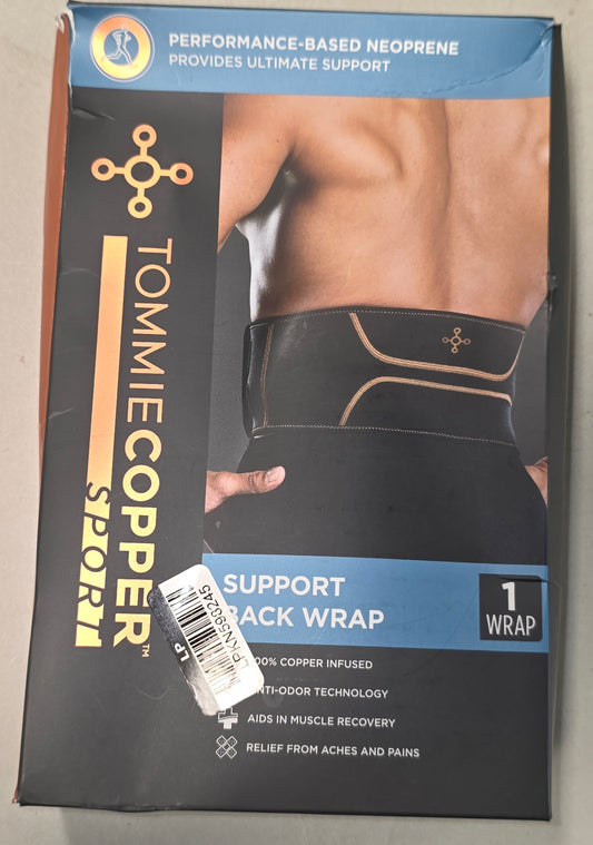 Tommie Copper Sport Comfort Back Brace - S/M: Polyester & Spandex Support