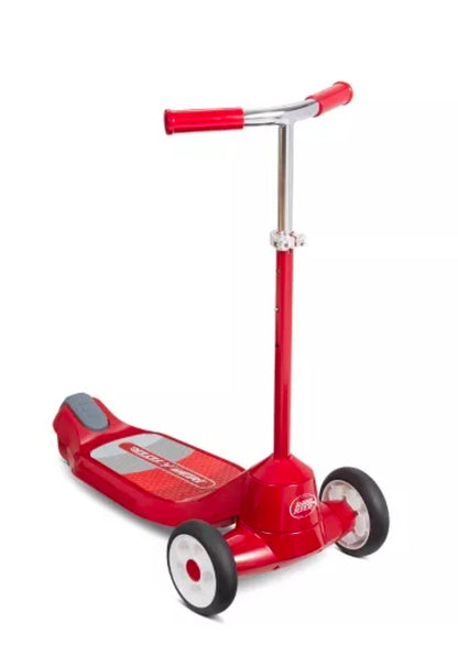 Radio Flyer Grow With Me Beginner Kids' Kick Scooter - Red: Adjustable Handlebar, Non-Slip Deck