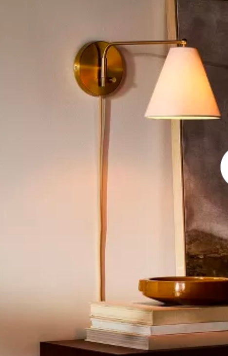Wall SIonce with Horizontal Arm Brass - Threshold™ designed with Studio McGee Open Box I