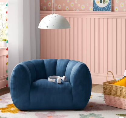Corduroy Club Chair Navy - Pillowfort™  PICKUP ONLY