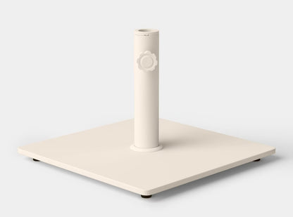 25lb Square Outdoor Patio Table Umbrella Base Ivory