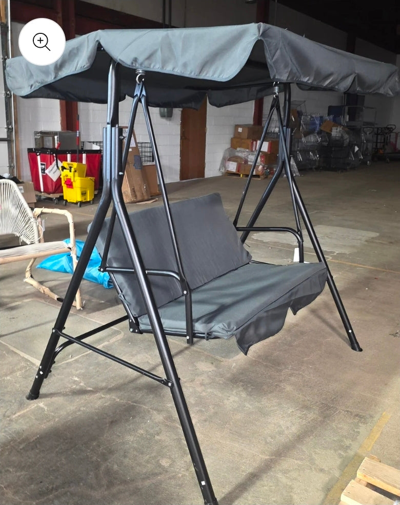 2 Person Porch Swing with Canopy PICKUP ONLY