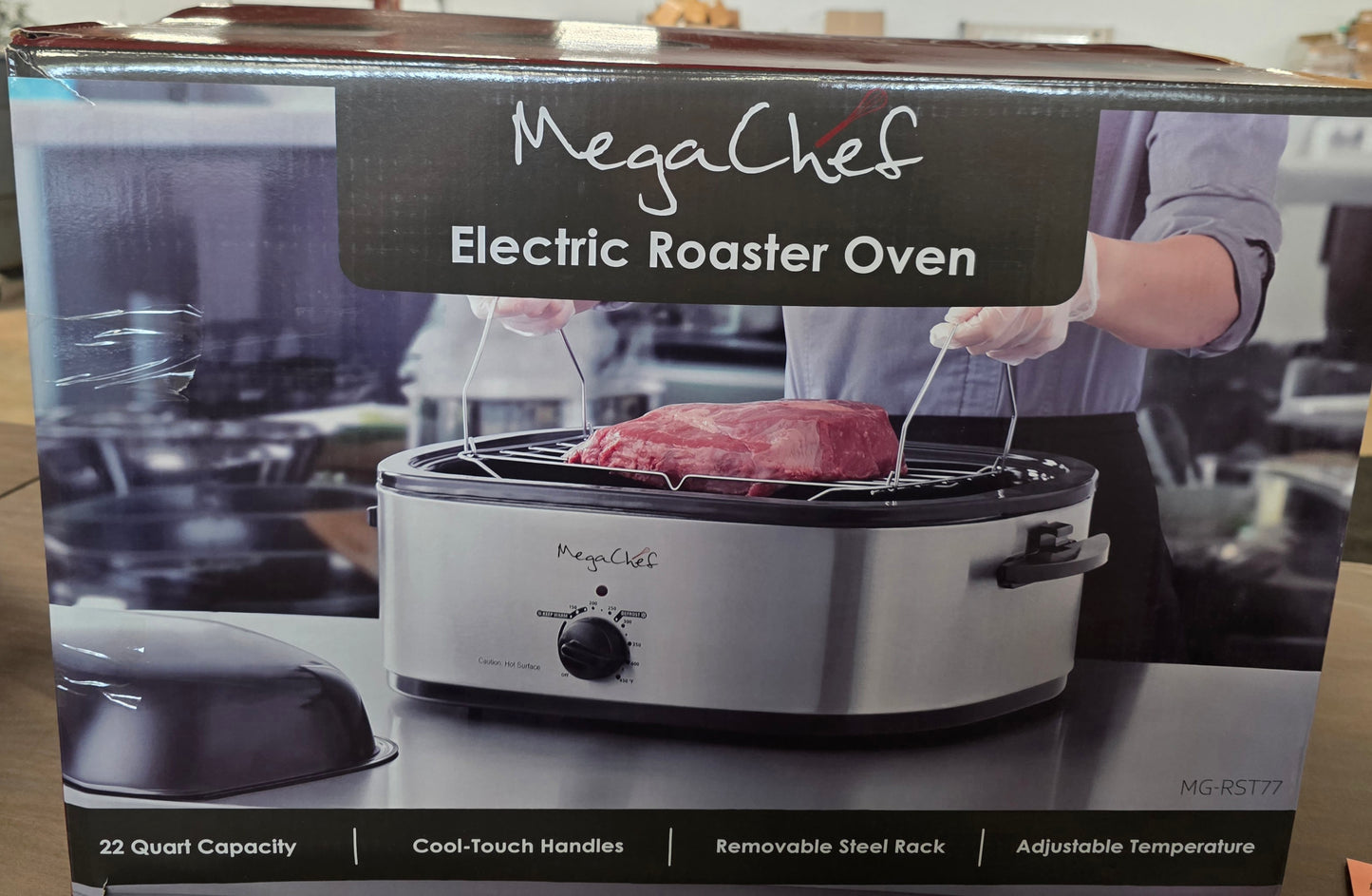 Mega Chef Electric Roaster Oven 22 Quart