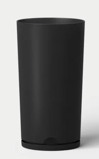 Recycled Resin Indoor Outdoor Planter 12"x21" Black - Room Essentials™ PICKUP ONLY- AS-IS