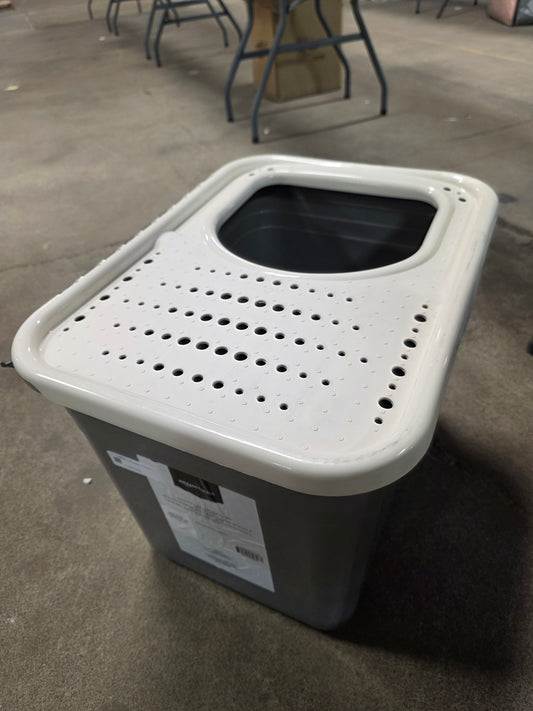 Top Entry Cat Litter Box with Lid Pickup Only
