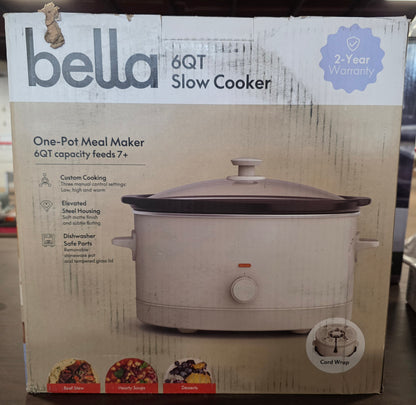 Bella 6QT Slow Cooker
