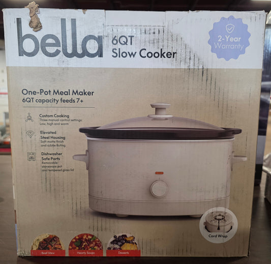 Bella 6QT Slow Cooker