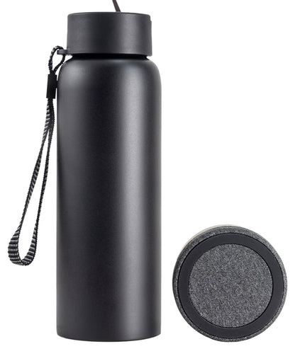 TYLT 24oz Stainless Steel Water Bottle with Built-in Bluetooth Speaker