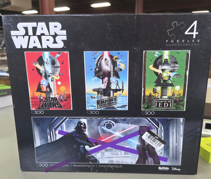 Buffalo games Star Wars 3pk puzzles AS IS