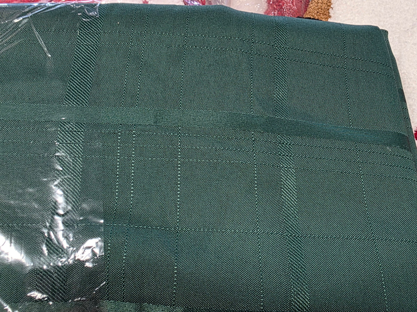 Holly Green Plaid 70" Round Tablecloth