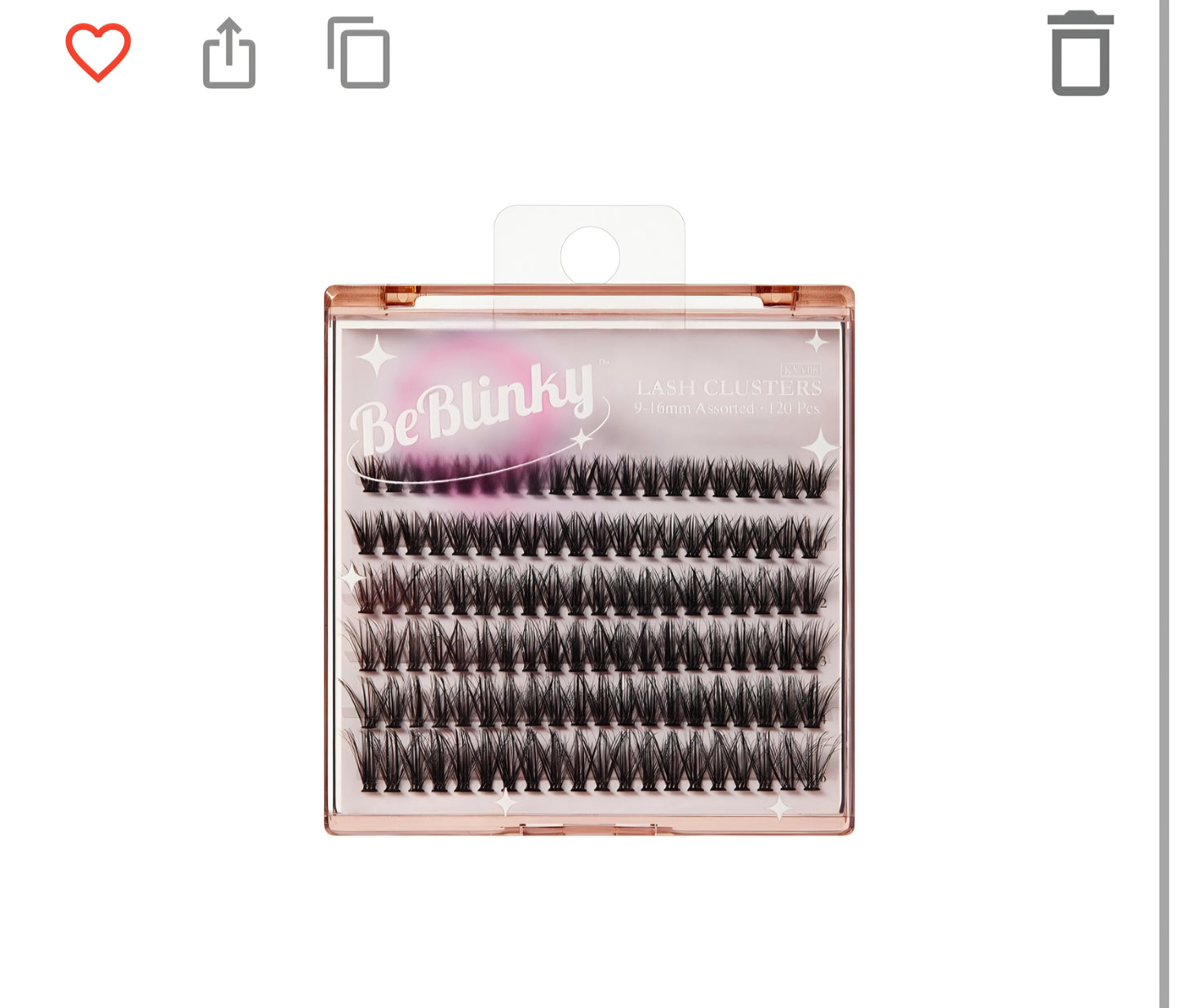 Be blinky lash clusters