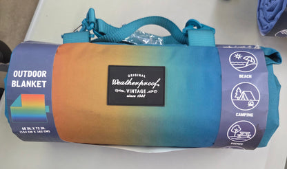 Weatherproof vintage outdoor blanket