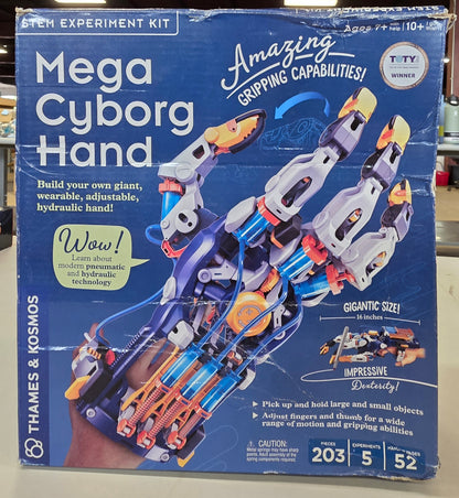 Thames & Kosmos Mega Cyborg Hand STEM Experiment Kit ;