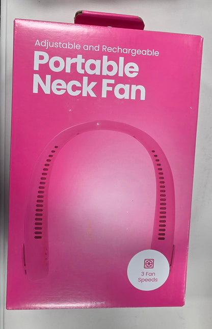 GEMS Portable Neck Fan - Fuchsia