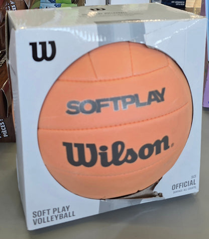 Wilson
Wilson Soft Play Volleyball - Orange: Regulation Size, EVA Shell & Fill, 8.2" Diameter, Sports Ball