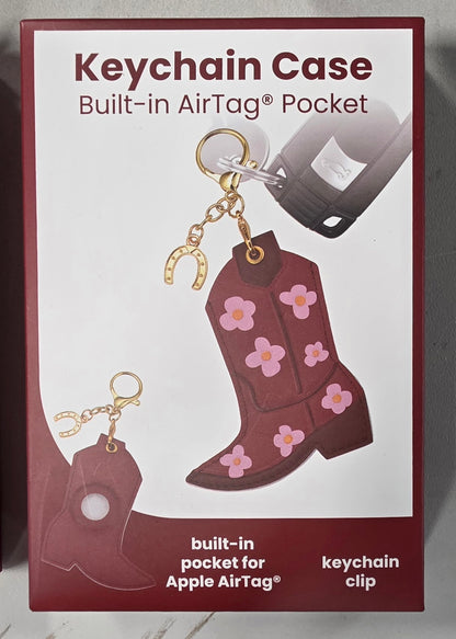 Vivitar Airtag Keychain - Cowboy Boot