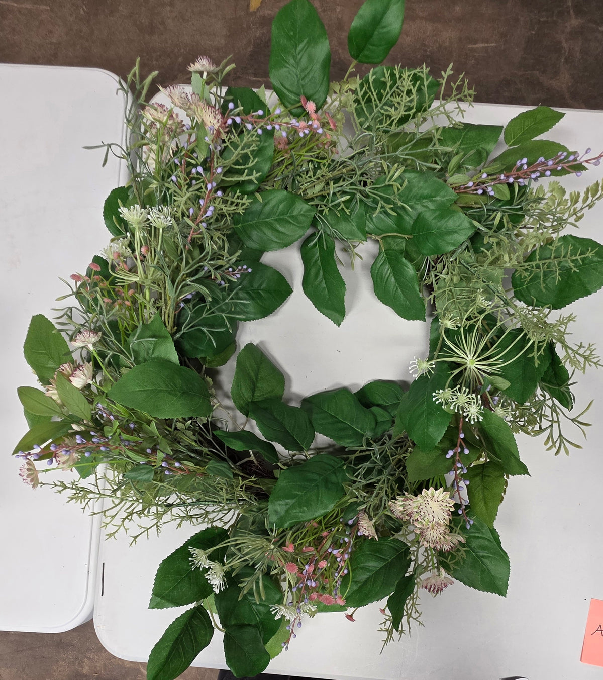 Faux Wreath 26" Wildflower Outdoor Reath Studio McGee  PICKUP ONLY