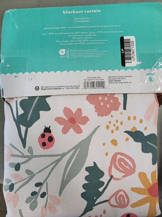 Blackout Curtain 42"W x 84"L In the Garden Kids' Blackout Window Curtain Panel