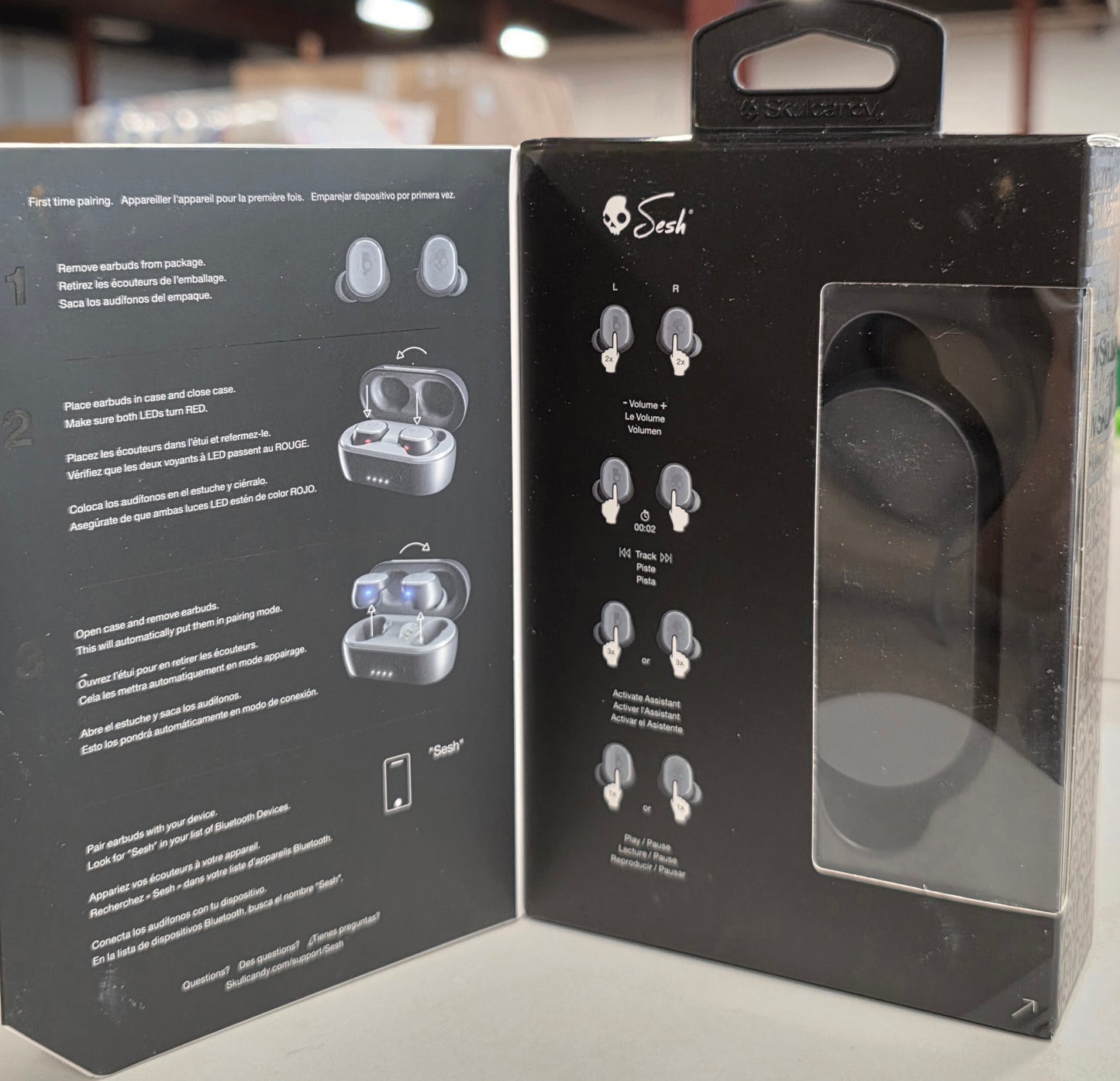 Skullcandy Sesh True Wireless Bluetooth Headphones - Black