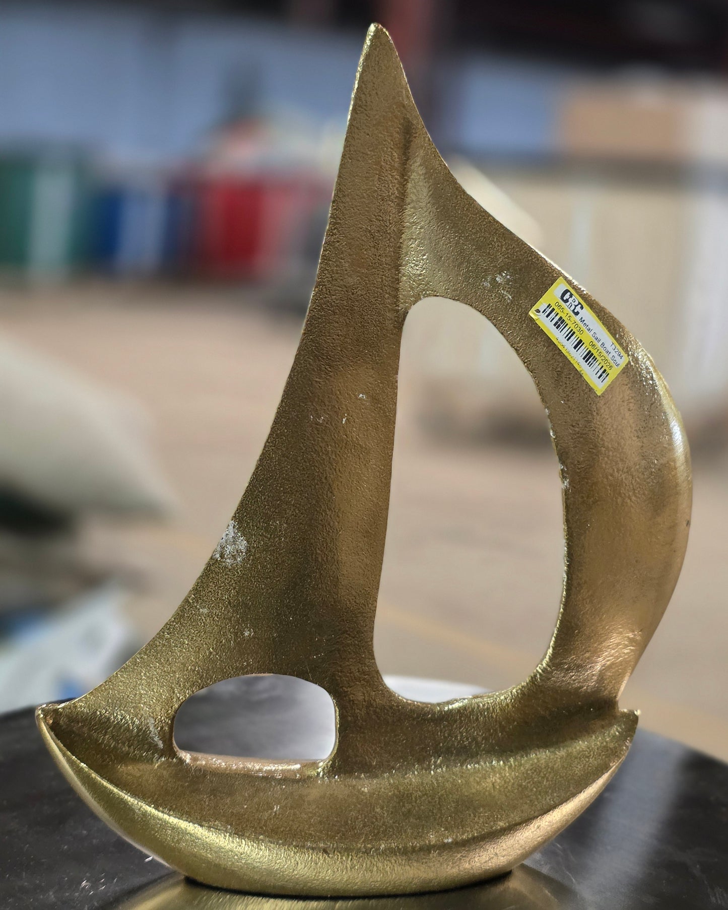 Metal Sail Boat Sculpture - Threshold™