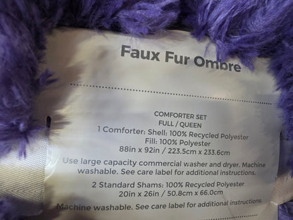 Celestial Garden Full/Queen Faux Fur Comforter