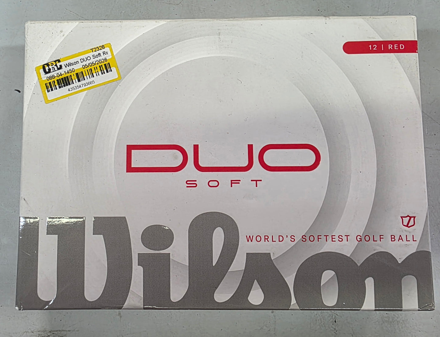 Wilson DUO Soft Red Golf Balls - 12pk