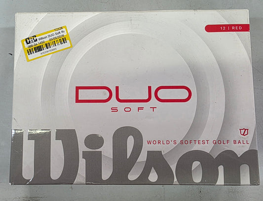 Wilson DUO Soft Red Golf Balls - 12pk