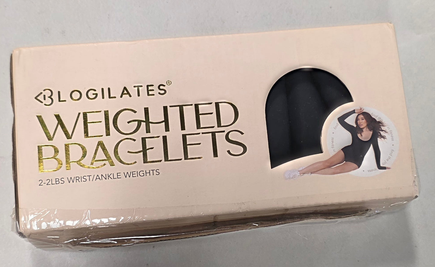 Blogilates Weighted Ankle/Wrist Bracelet - Black - Damaged package