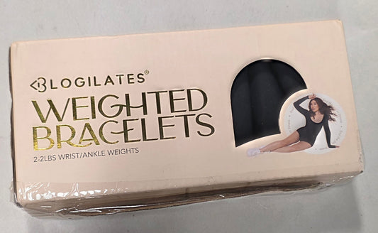 Blogilates Weighted Ankle/Wrist Bracelet - Black - Damaged package