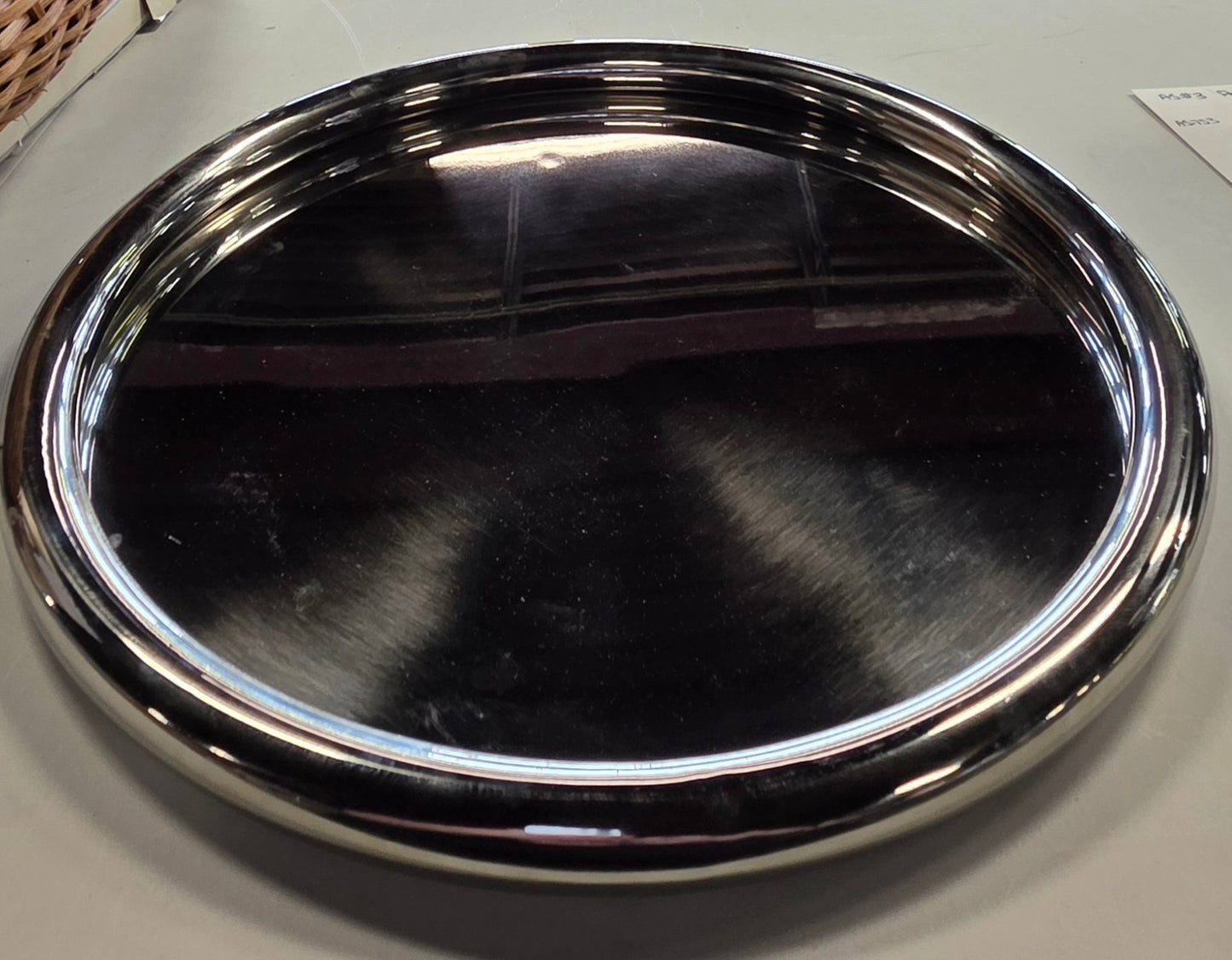 Silver Round Tray - Threshold™