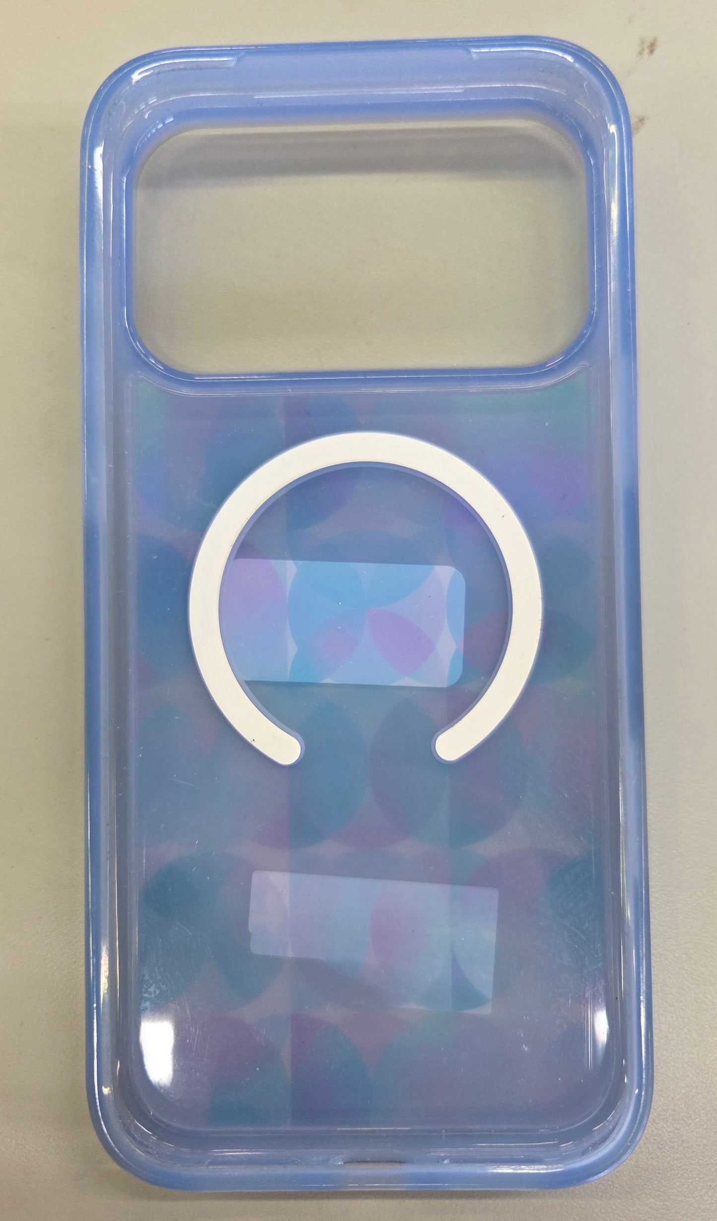 Otterbox symmetry case for MagSafe for Apple IPhone 17 Pro Max - Opal Prism Blue - OUT OF PACKAGE - SOME COSMETIC FLAWS