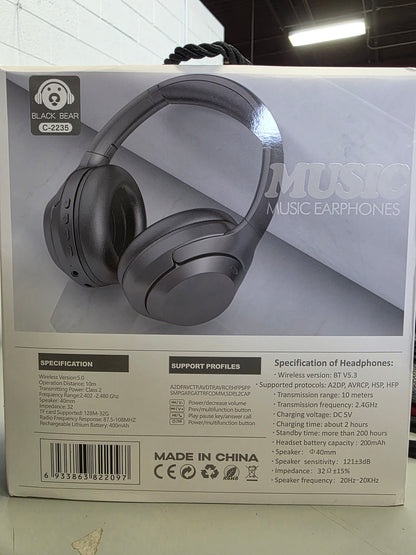 Black Bear C-2235 Music Headphones