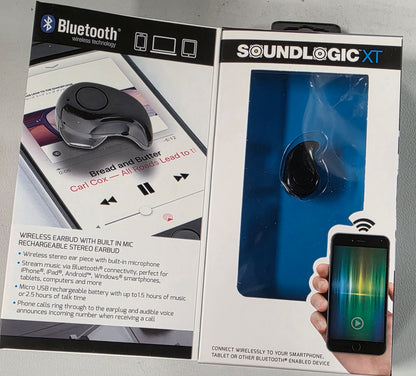 SOUNDLOGICXT Bluetooth Wireless Earbud with Built In Mic