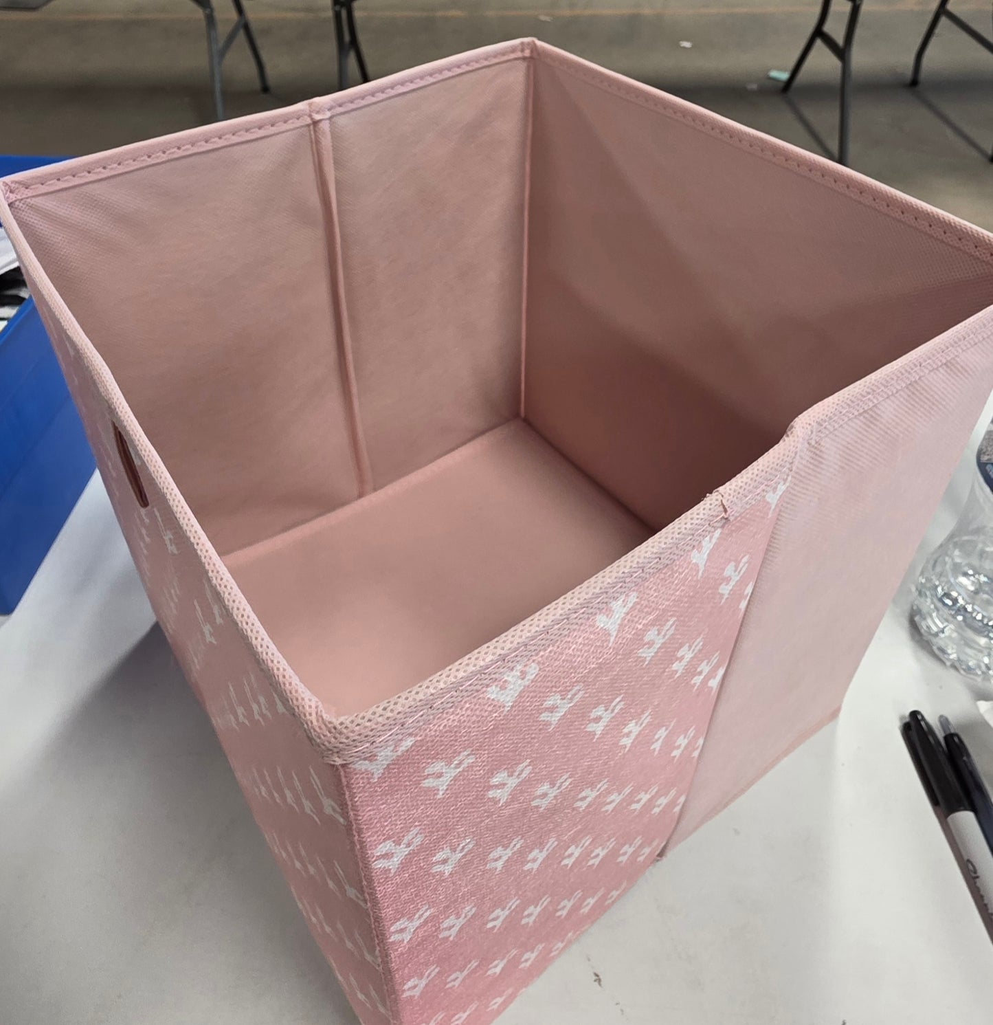 11''x10.5'' Collaspable Fabric Decorative Storage Bin