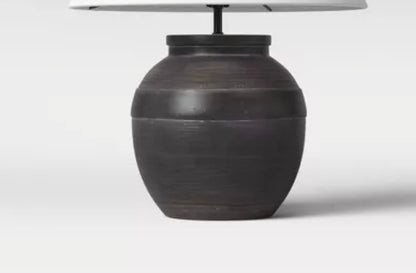 Large Ceramic Table Lamp BASE Black - Threshold™ AS-IS PICKUP ONLY