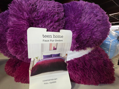 Celestial Garden Full/Queen Faux Fur Comforter