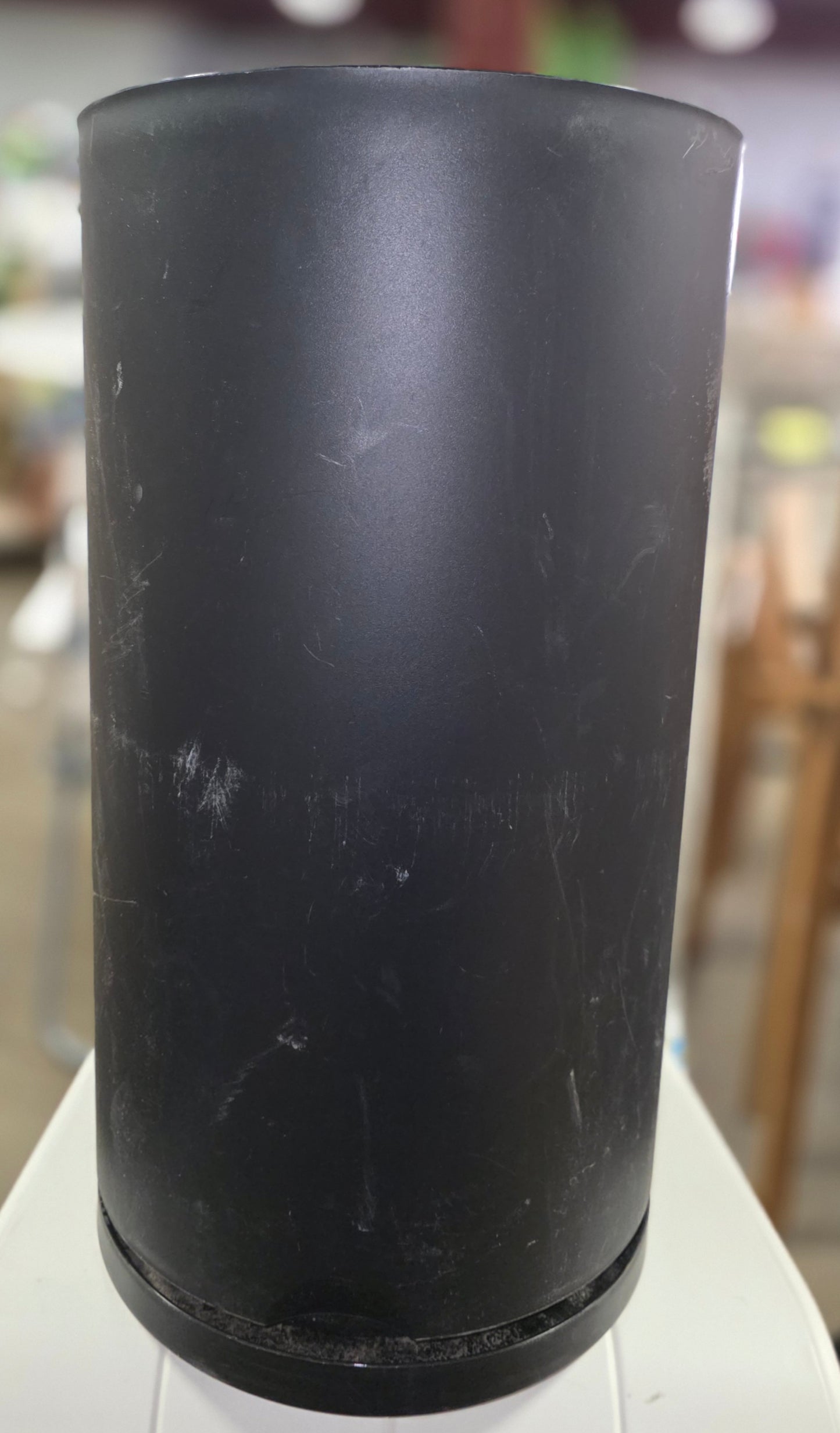 Recycled Resin Indoor Outdoor Planter 12"x21" Black - Room Essentials™ PICKUP ONLY- AS-IS