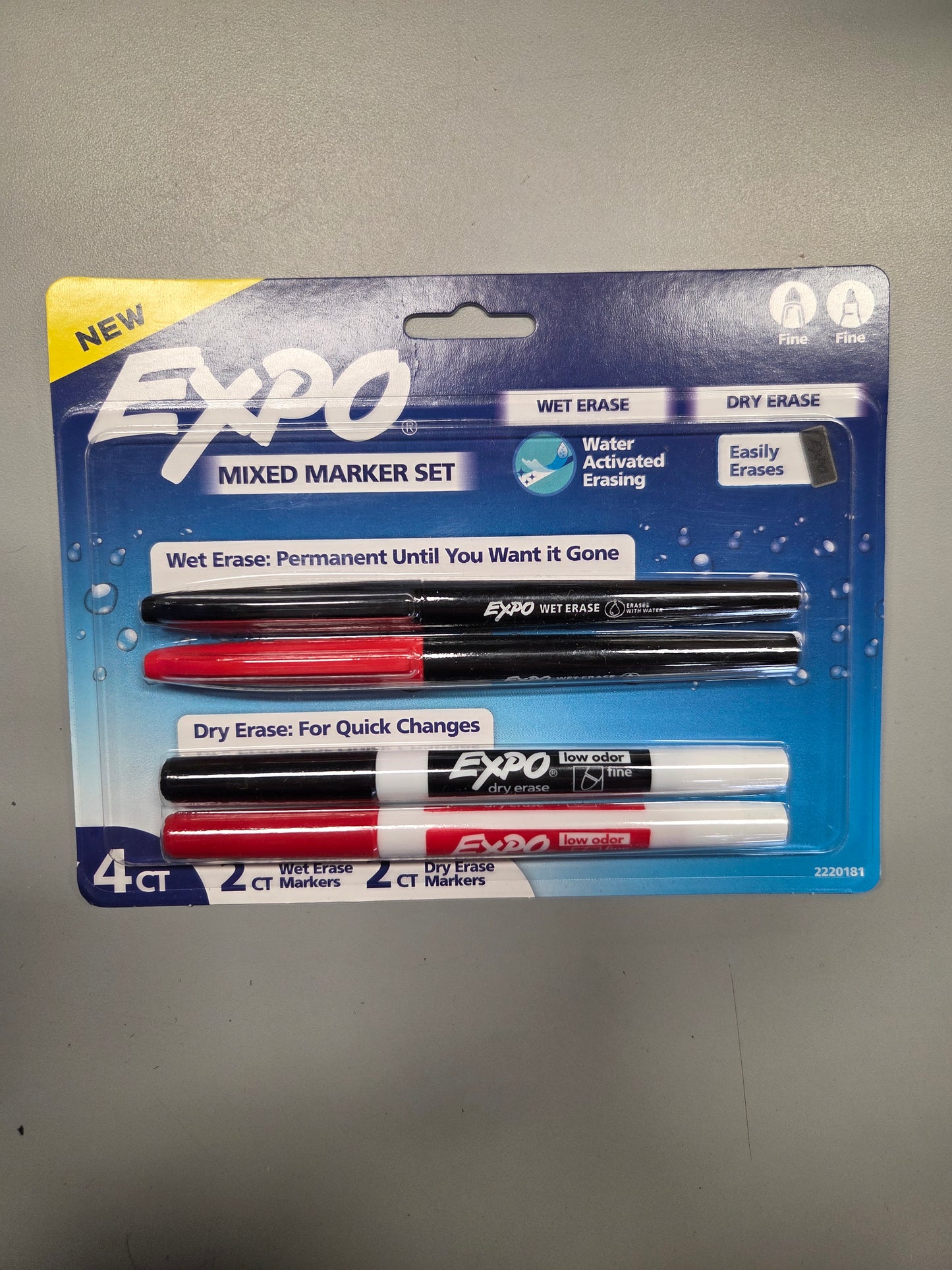 Expo 4ct mixed marker set