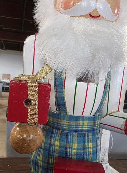 North Pole Trading Co. 24in Santa Mail Nutcracker 2025 - AS-IS